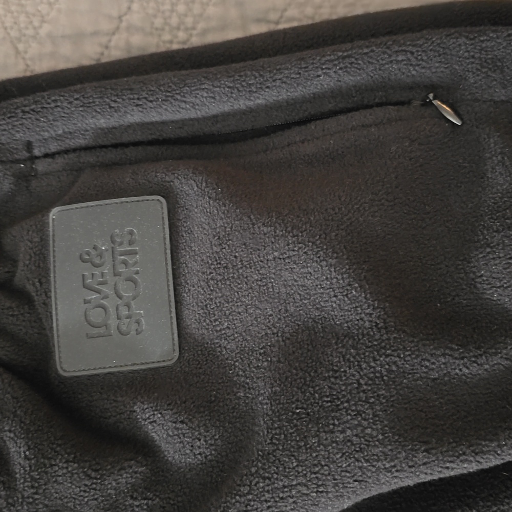 Love & Sports Black Fleece Sweatpants - Picture 4 of 5